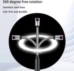 360° Outdoor Kitchen Lighter – USB Rechargeable Electronic Arc Lighter with Flexible Neck, Safety Lock, Windproof & Eco-Friendly Design (Random Colors)