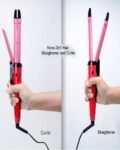 2 in 1 Nova Hair Straightener and Curler Hair Straightener + Curler Versatile Styling Tool for Straightening and Curling Hair