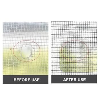 Pack of 10 - Multifunctional Sticker Drainer Net for bathroom, kitchen etc | Window Screen Repair Patches