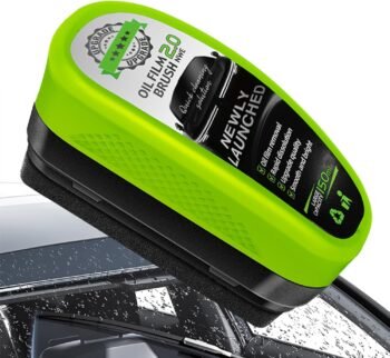 1Pc Oil Film Brush 2.0, Clear Vision Glass Cleaner, Clearview Shield Clear Vision Windshield Cleaner, Car Windows (With extra liquid)