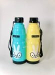 Commando Water Bottle ? 500ml Leakproof BPA-Free Sports & Travel Bottle (Random Color & Design)