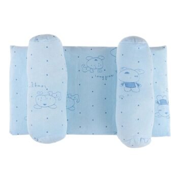 Soft Head Shaping Newborn Pillow for Flat Head Prevention, Breathable & Portable Infant Cushion - Baby Head Shaping Pillow - Adjustable Newborn Baby Head Shaping Pillow ( Random Color & Design ) - Without Box